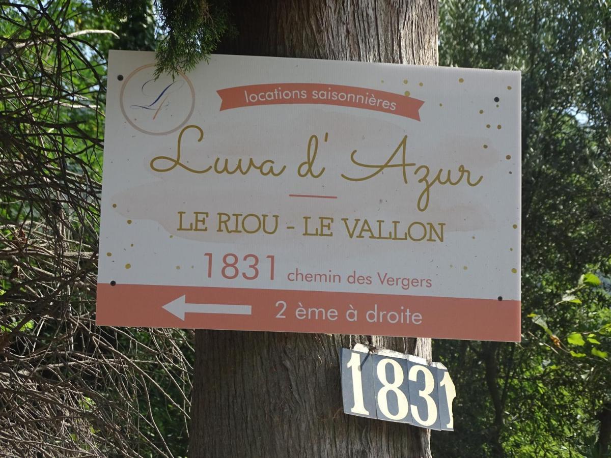 Luva D'Azur, Rez De Villa Le Riou - Le Vallon Le Bar-sur-Loup Eksteriør bilde