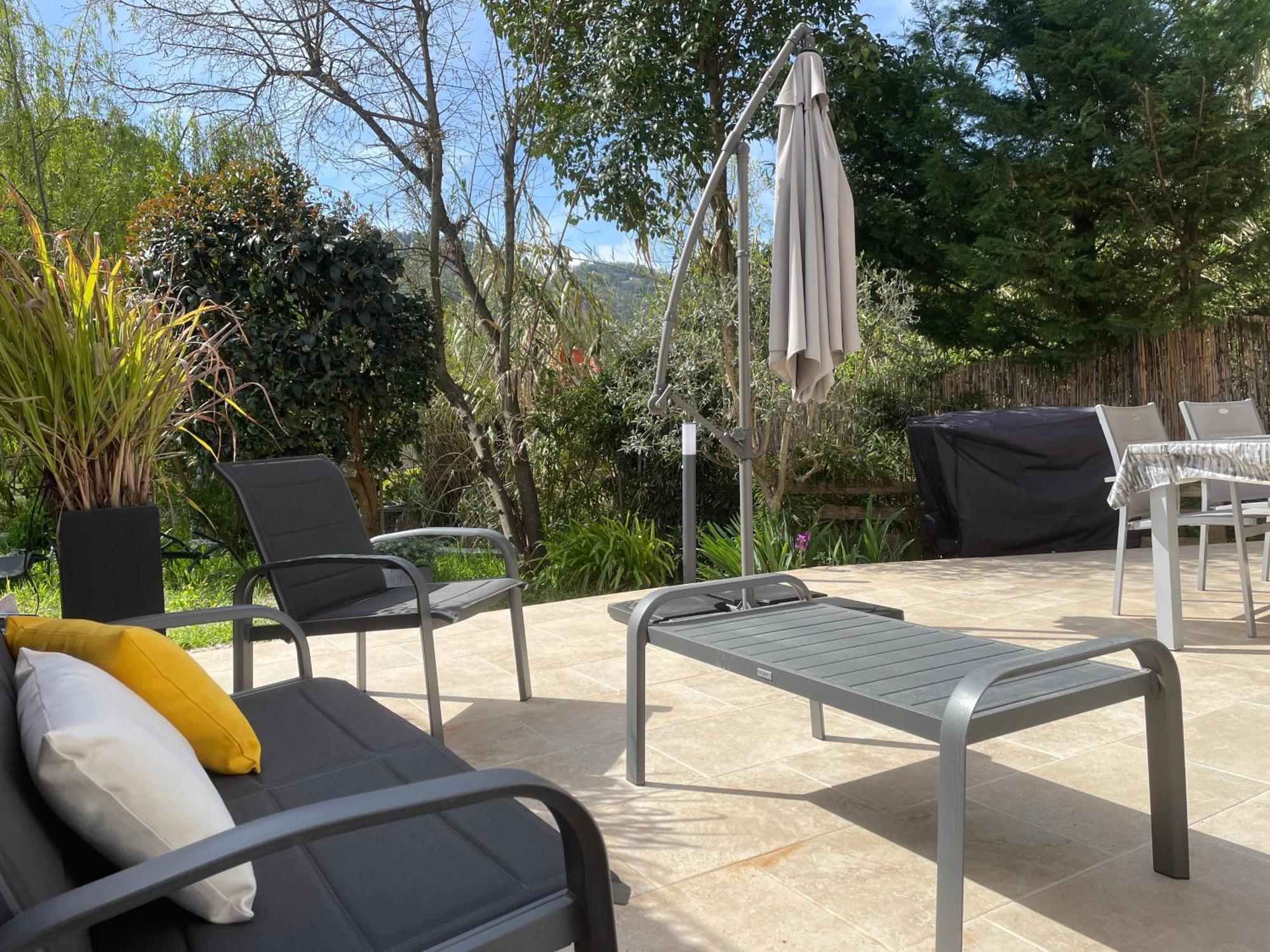 Luva D'Azur, Rez De Villa Le Riou - Le Vallon Le Bar-sur-Loup Eksteriør bilde