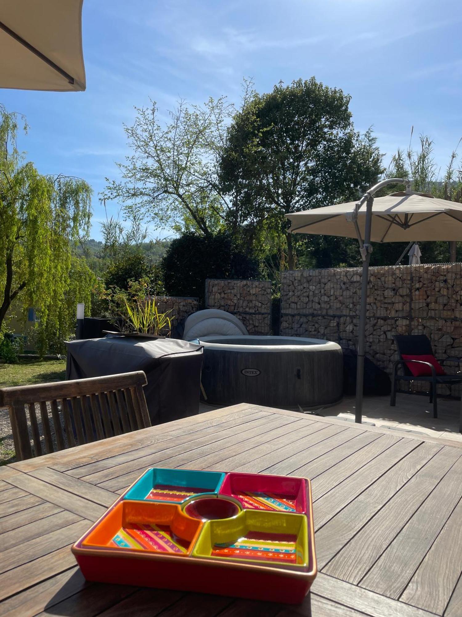 Luva D'Azur, Rez De Villa Le Riou - Le Vallon Le Bar-sur-Loup Eksteriør bilde