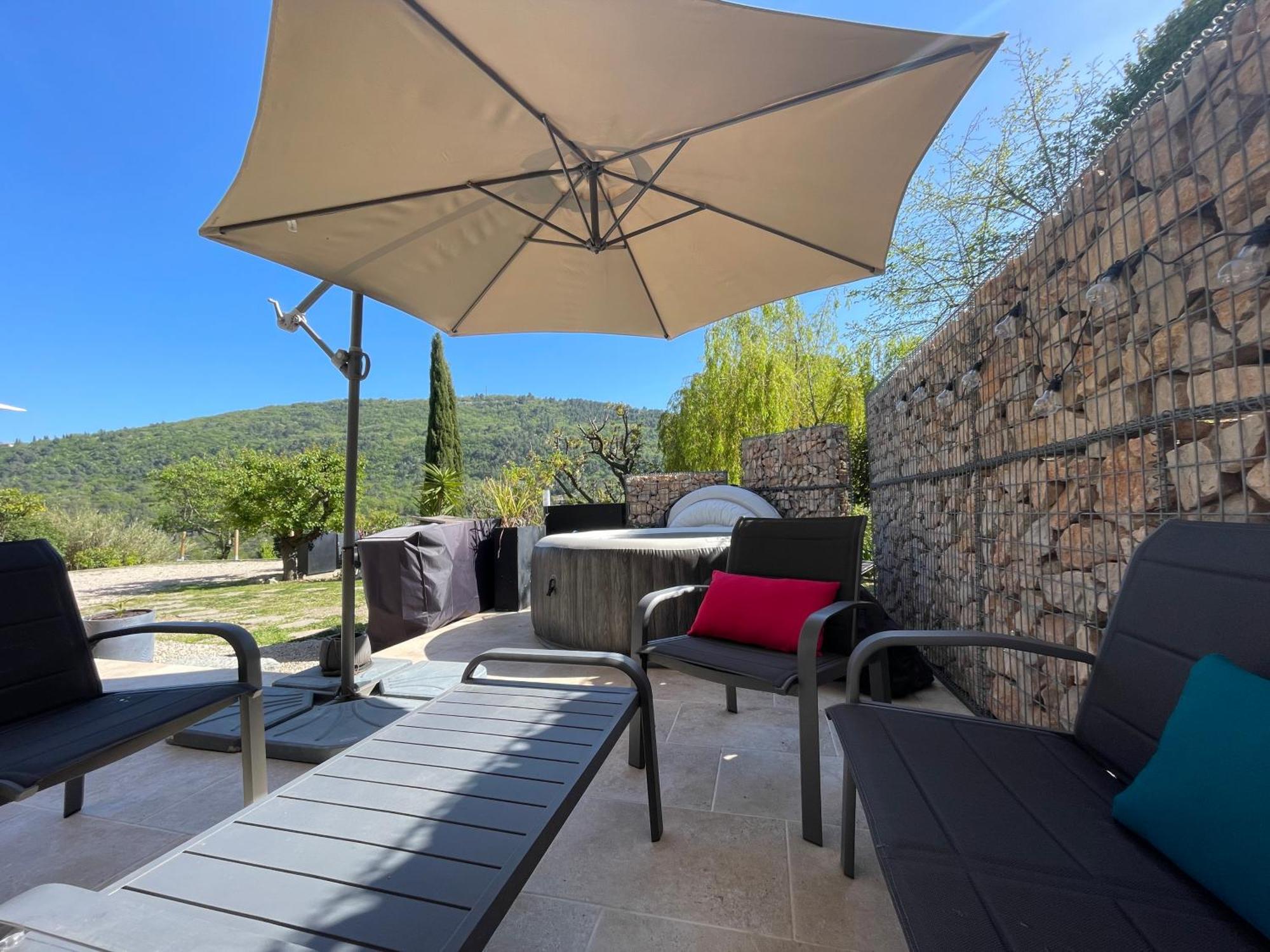 Luva D'Azur, Rez De Villa Le Riou - Le Vallon Le Bar-sur-Loup Eksteriør bilde