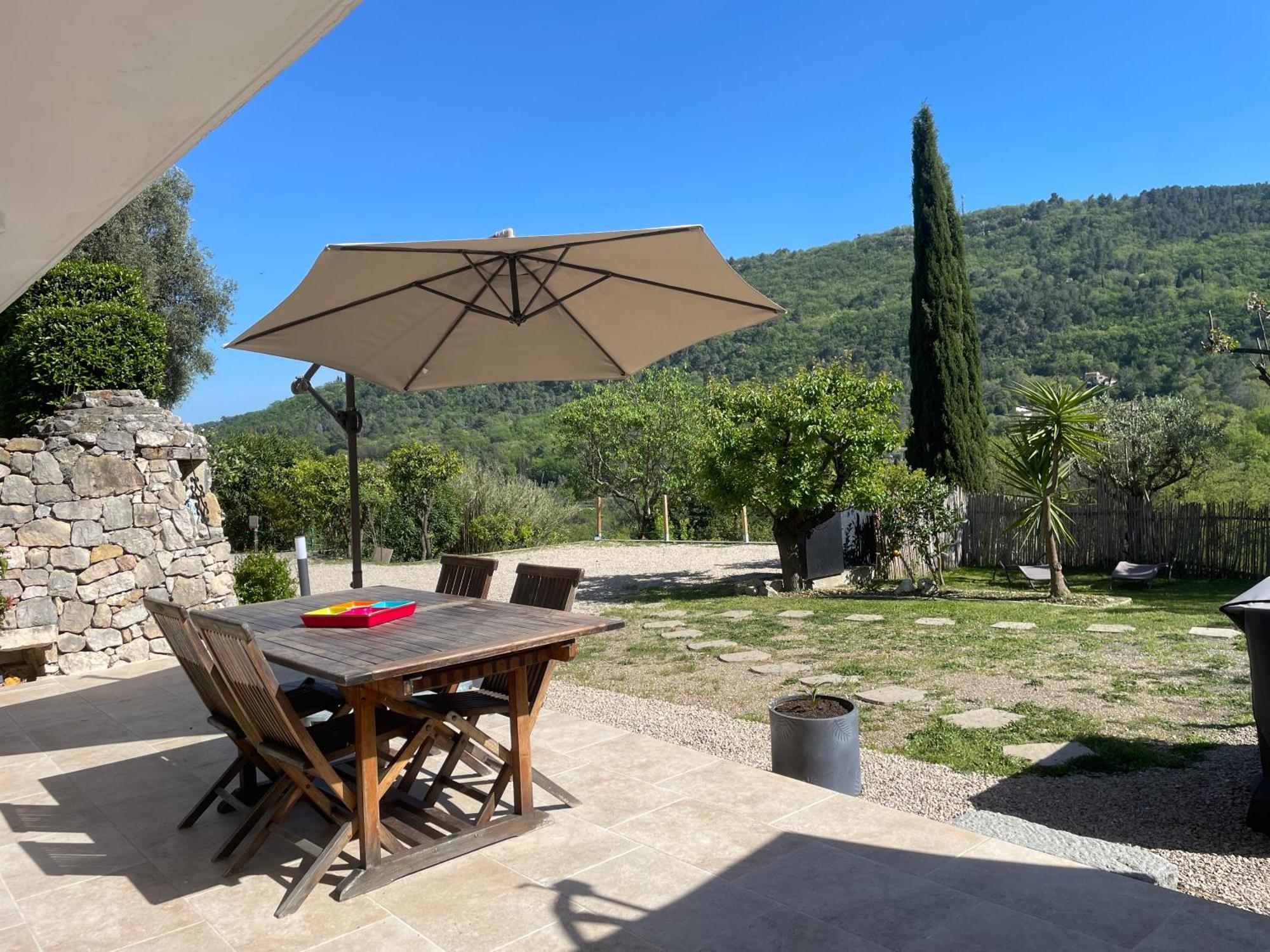 Luva D'Azur, Rez De Villa Le Riou - Le Vallon Le Bar-sur-Loup Eksteriør bilde